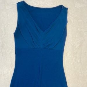 Dress top, teal
